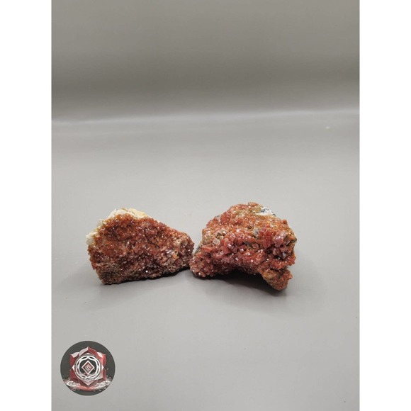 Natural Vanadinite Druzy Cluster With Barite Grade AAA Moroccan Mystery Crystal. - Picture 6 of 12